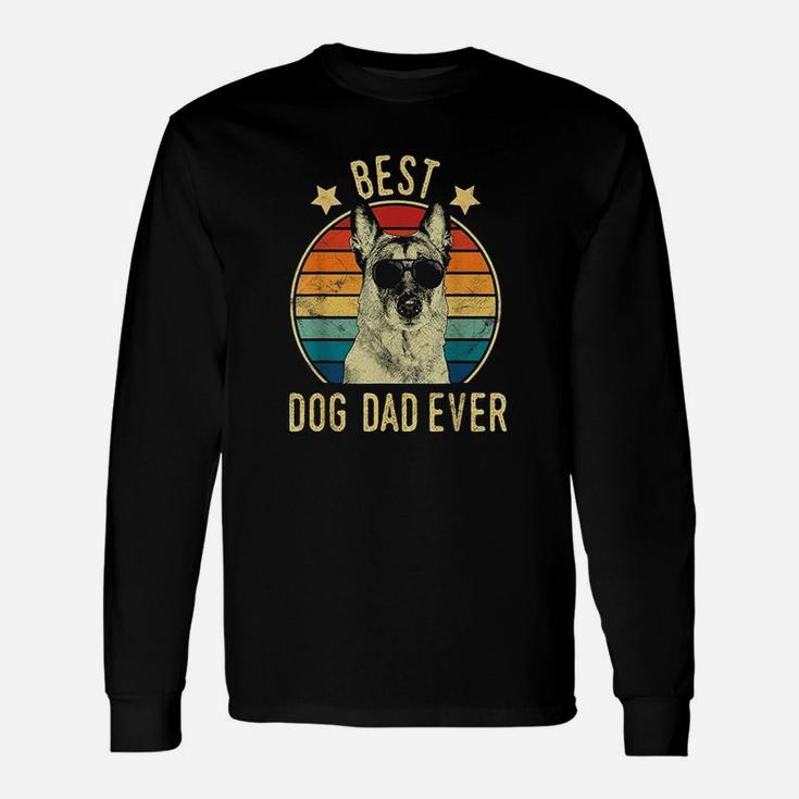 Best Dog Dad Ever Belgian Malinois Long Sleeve T-Shirt