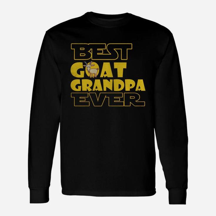 Best Goat Grandpa Ever Tshirt Long Sleeve T-Shirt