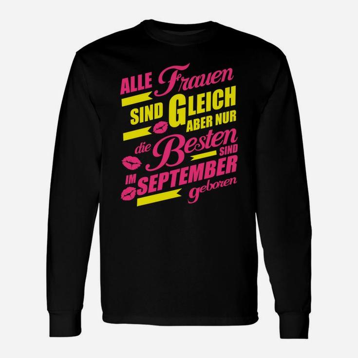 Besten September Geboren Geburtstag Langarmshirts