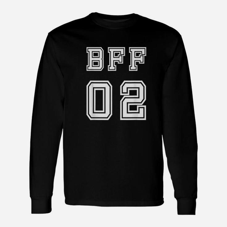 Bff 02 For Bestie Sisters Girls Friendship Long Sleeve T-Shirt
