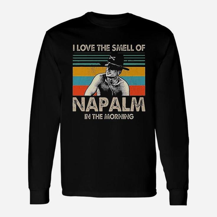 Bill Kilgore I Love The Smell Of Napalm In The Morning Vintage Long Sleeve T-Shirt