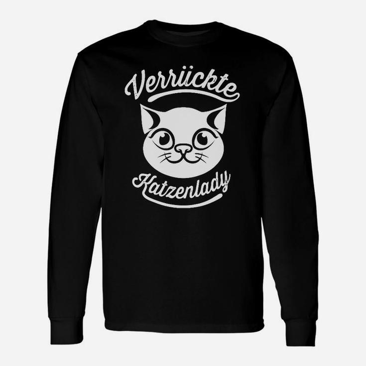 Bist Du Eine Verrückte Katzenlady Langarmshirts