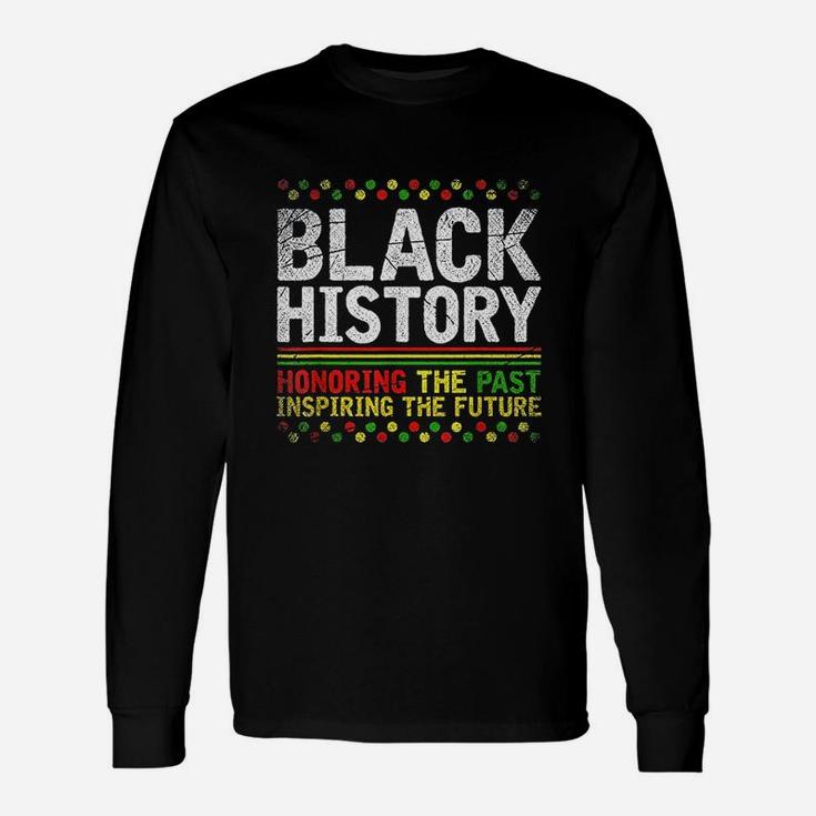 Black History Pride Bhm African Heritage African American Long Sleeve T-Shirt