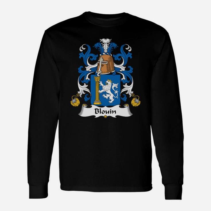 Blouin Crest French Crests Long Sleeve T-Shirt