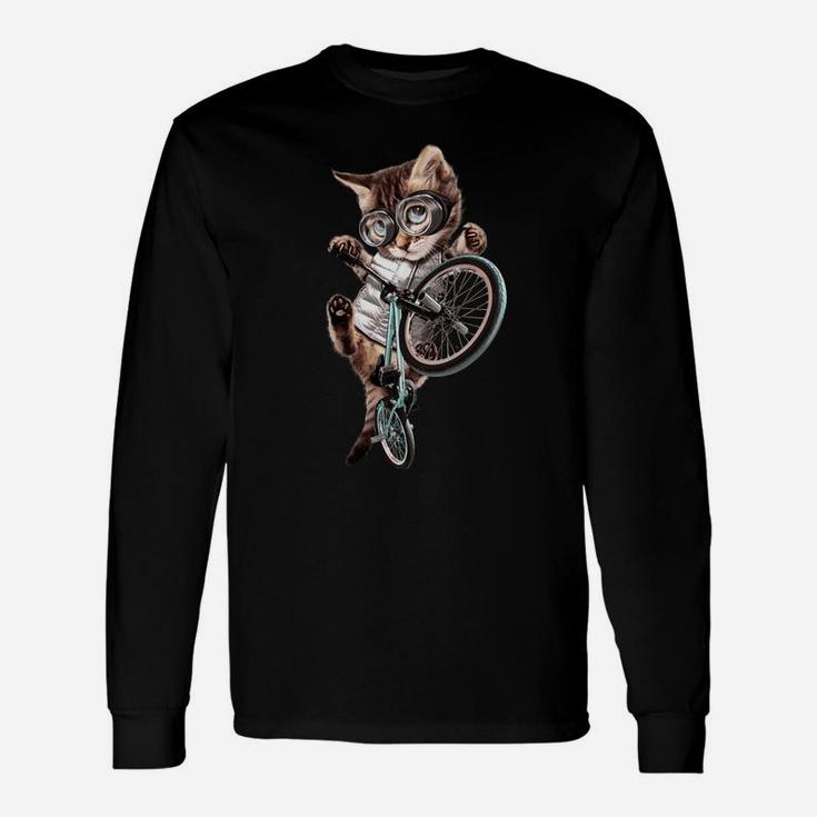 Bmx Cat Long Sleeve T-Shirt