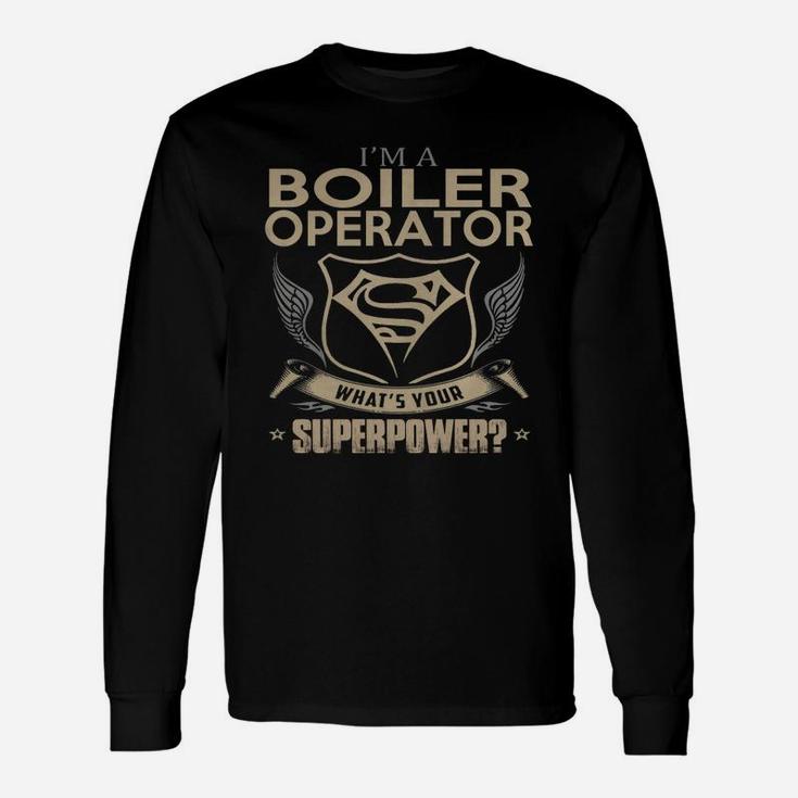 Boiler Operator Long Sleeve T-Shirt
