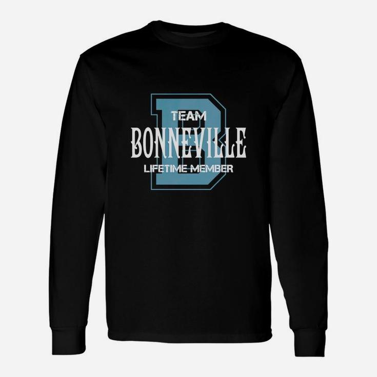 Bonneville Shirts Team Bonneville Lifetime Member Name Shirts Long Sleeve T-Shirt