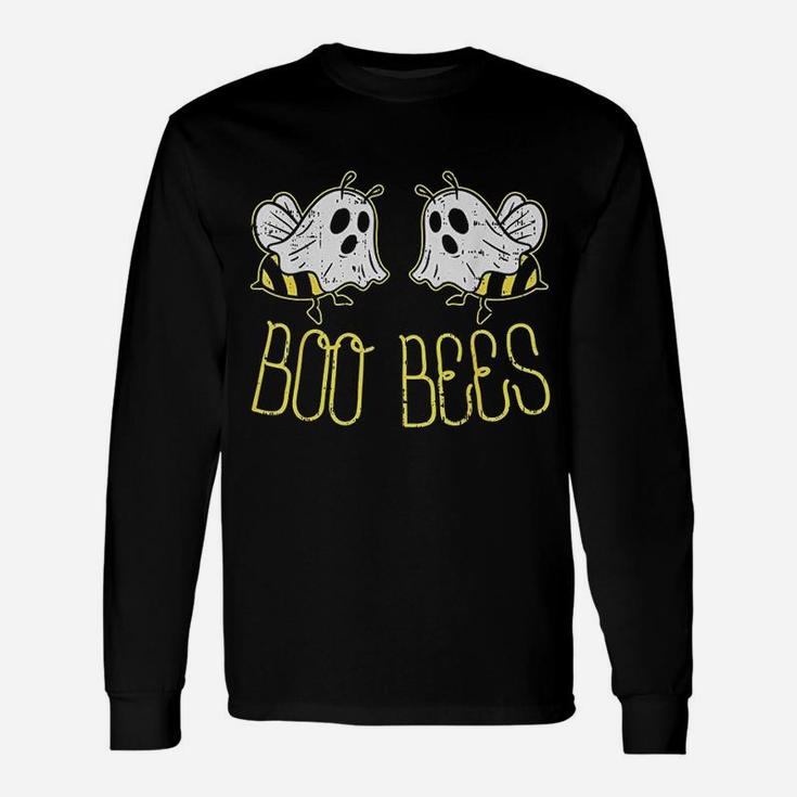 Boo Bees Halloween Matching Couple Costume For Her Long Sleeve T-Shirt
