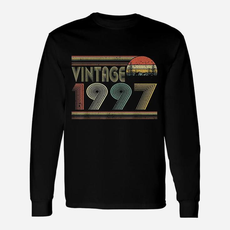 Born In 1997 Retro Vintage 25th Birthday 25 Years Old Long Sleeve T-Shirt