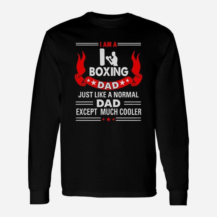 Boxing Dad Like Normal Dad Except Cooler Tshirt T-shirt Long Sleeve T-Shirt