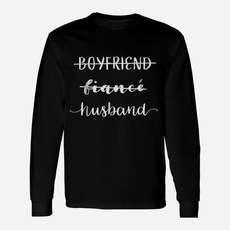 Boyfriend Fiance Husband, best friend christmas gifts, birthday gifts for friend, friend christmas gifts Long Sleeve T-Shirt
