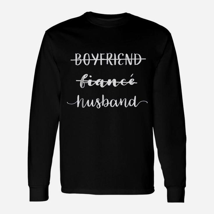 Boyfriend Fiance Husband, best friend christmas gifts, gifts for your best friend, gift for friend Long Sleeve T-Shirt