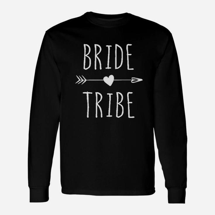 Bride Tribe Wedding Celebration Ceremony Party Long Sleeve T-Shirt