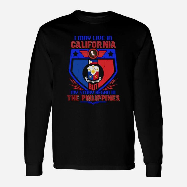 California The Philippines Long Sleeve T-Shirt