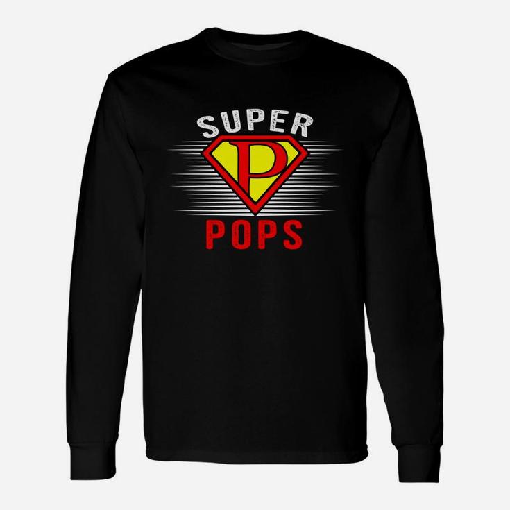 Captain Super Pops Superhero 2020 Long Sleeve T-Shirt