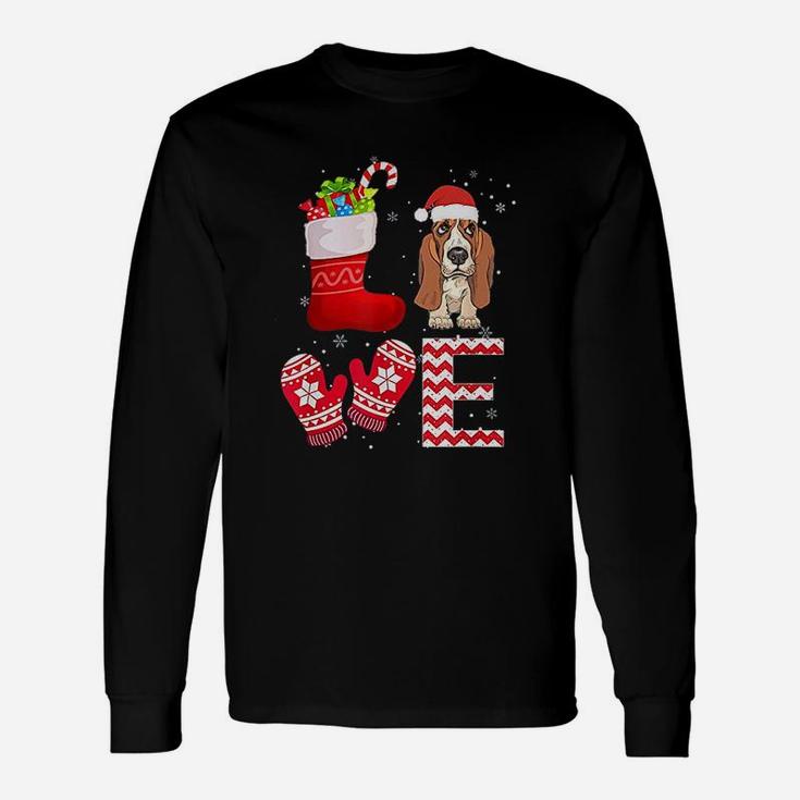 Christmas Basset Hound Lover Basset Hound Long Sleeve T-Shirt