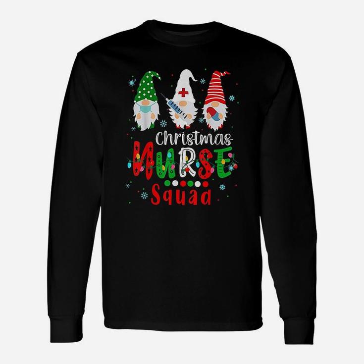 Christmas Nurse Squad Christmas Gnome Long Sleeve T-Shirt