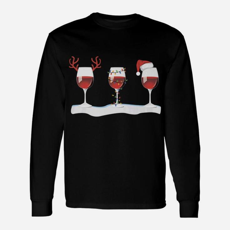 Christmas Winter Wine Wonderland Long Sleeve T-Shirt