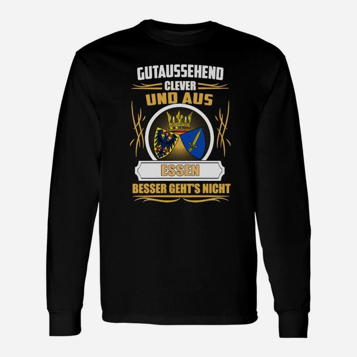 Clever & Gutaussehend Essen Langarmshirts, Witziges Statement für Herren