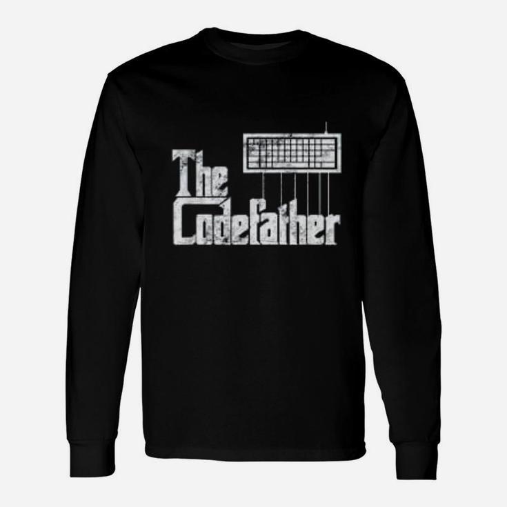 Codefather Programmer, dad birthday gifts Long Sleeve T-Shirt