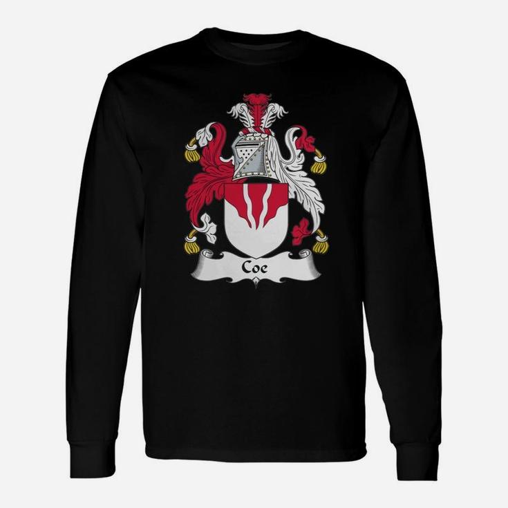 Coe Crest / Coat Of Arms British Crests Long Sleeve T-Shirt