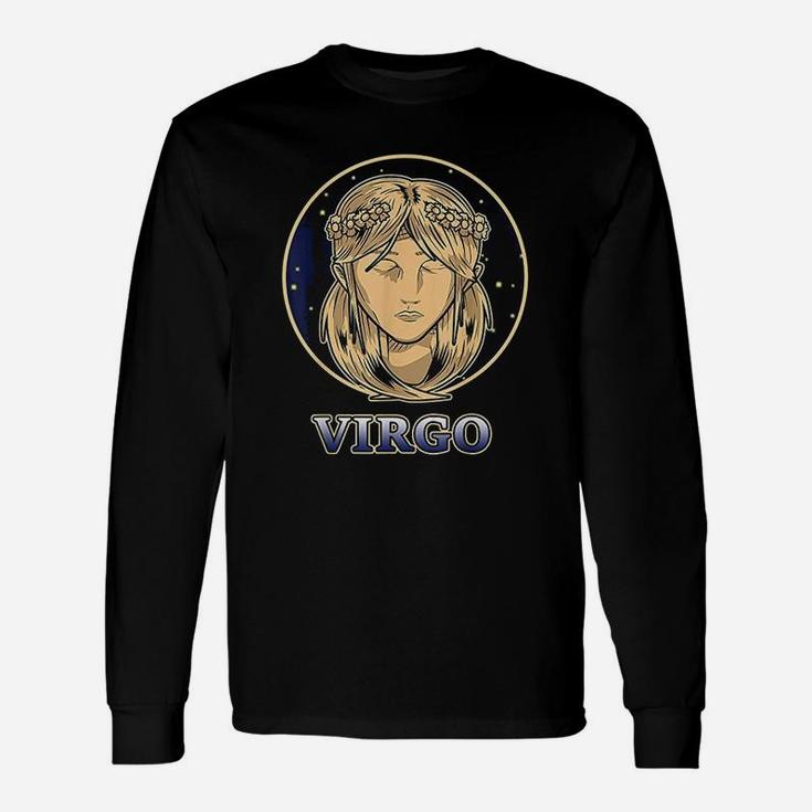 Constellation Horoscope Ascendant Zodiac Virgo Long Sleeve T-Shirt