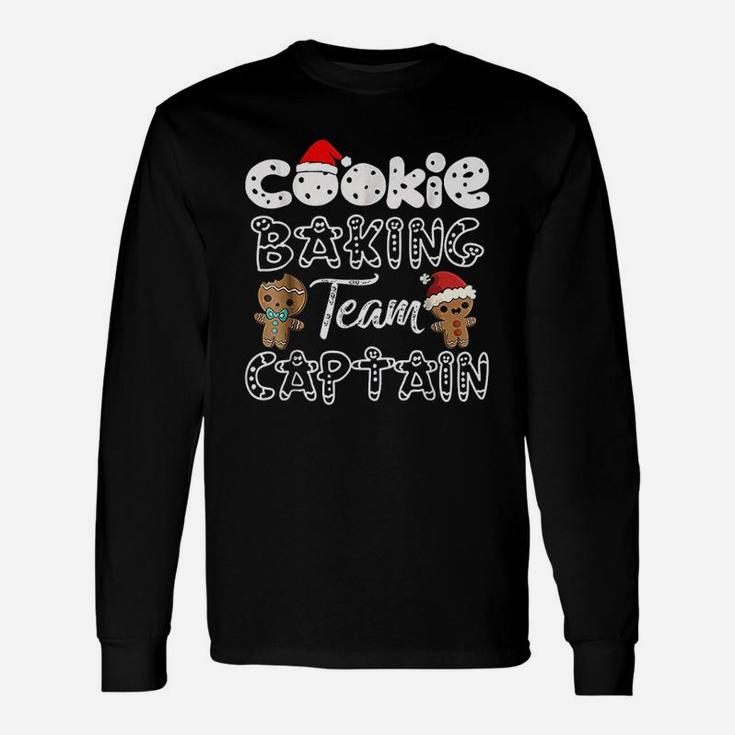 Cookie Baking Team Captain Gingerbread Christmas Long Sleeve T-Shirt