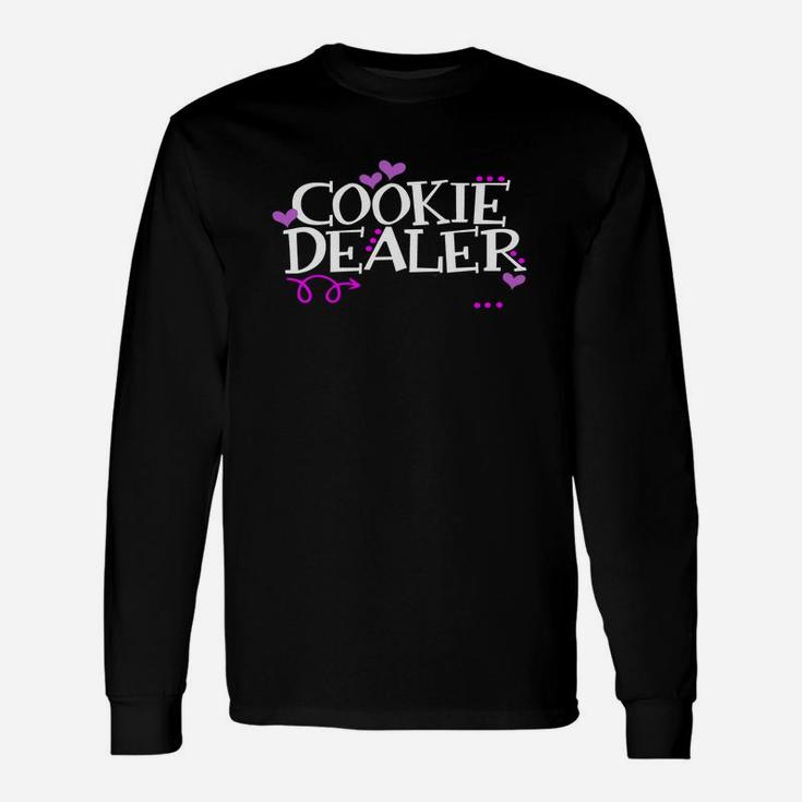 Cookie Dealer Shirt Mom Dad Scouts Girls Scouting Long Sleeve T-Shirt