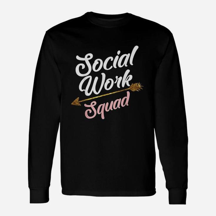 Cool Social Work Squad Humanitarian Team Worker Long Sleeve T-Shirt