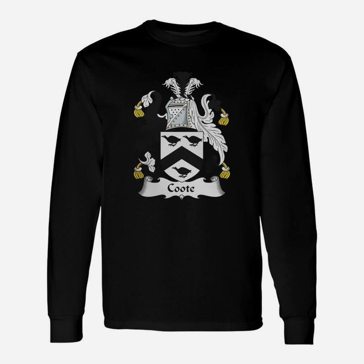 Coote Crest / Coat Of Arms British Crests Long Sleeve T-Shirt