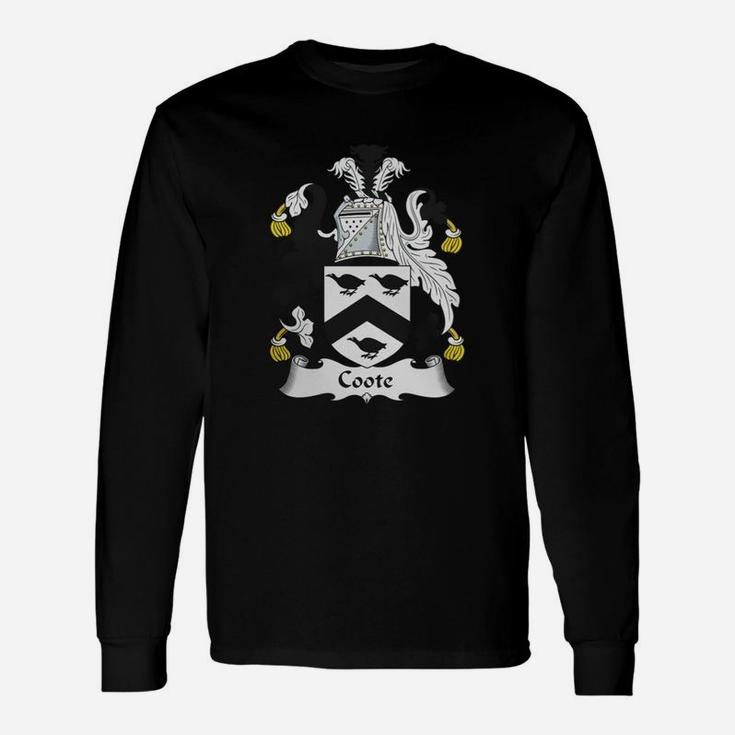 Coote Crest / Coat Of Arms British Crests Long Sleeve T-Shirt - Seseable