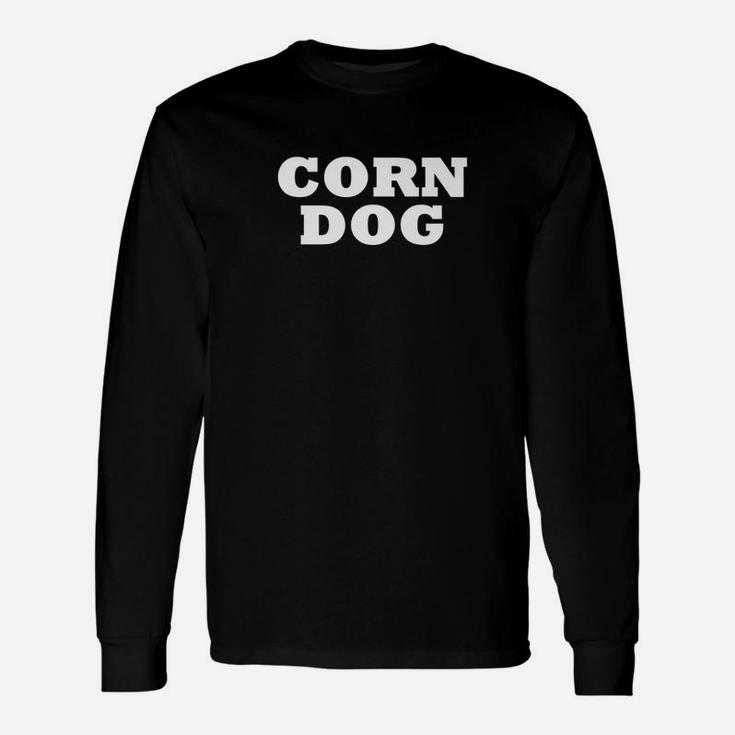 Corn Dog Food Halloween Costume Party Cute Long Sleeve T-Shirt