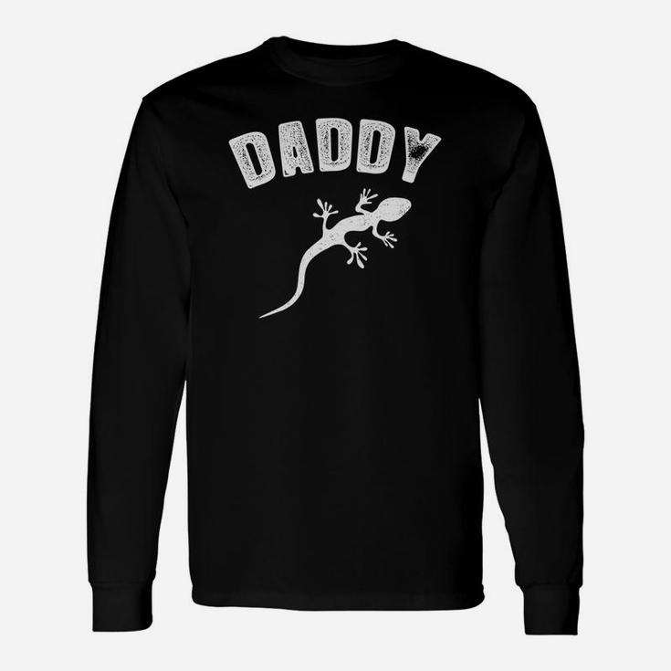 Crested Gecko Daddy Matching Vintage Long Sleeve T-Shirt
