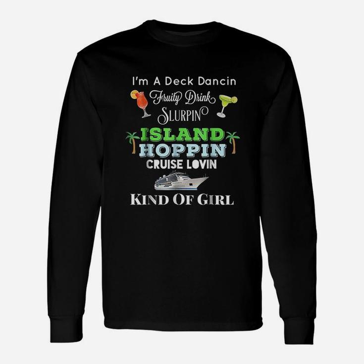 Cruise Ship Accessories Island Hoppin Cruise Boat Long Sleeve T-Shirt