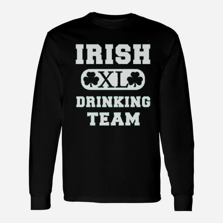 Custom Saint Patricks Day Add Your Name And Number Long Sleeve T-Shirt