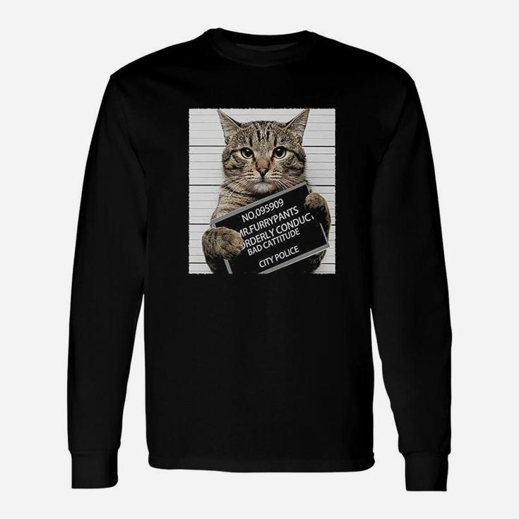 Cute Cat Prison Long Sleeve T-Shirt