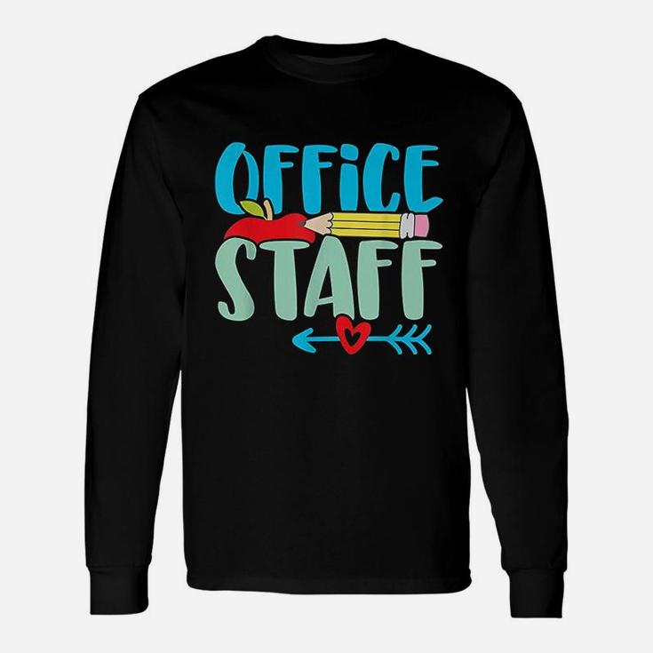Cute School Front Office Staff Secretary Admin Long Sleeve T-Shirt