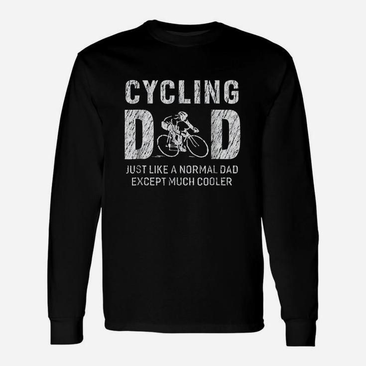 Cycling Dad For Father Long Sleeve T-Shirt