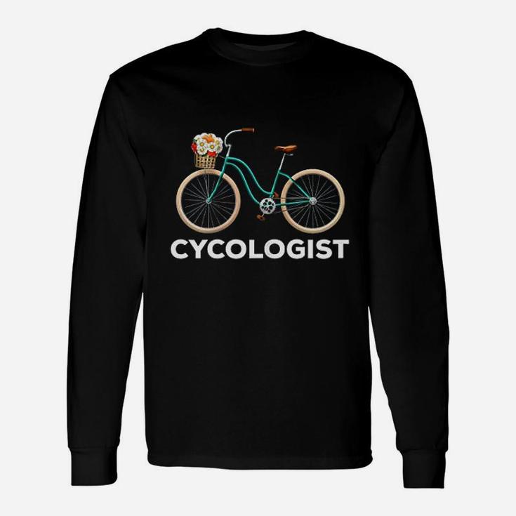 Cycologist Lady Cycling Road Bike Cyclist Long Sleeve T-Shirt