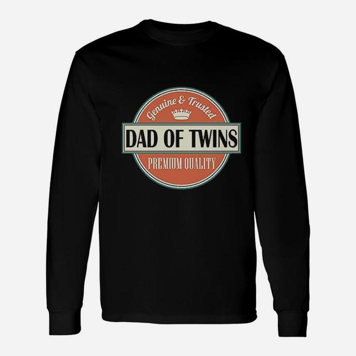 Dad Of Twins Vintage Long Sleeve T-Shirt