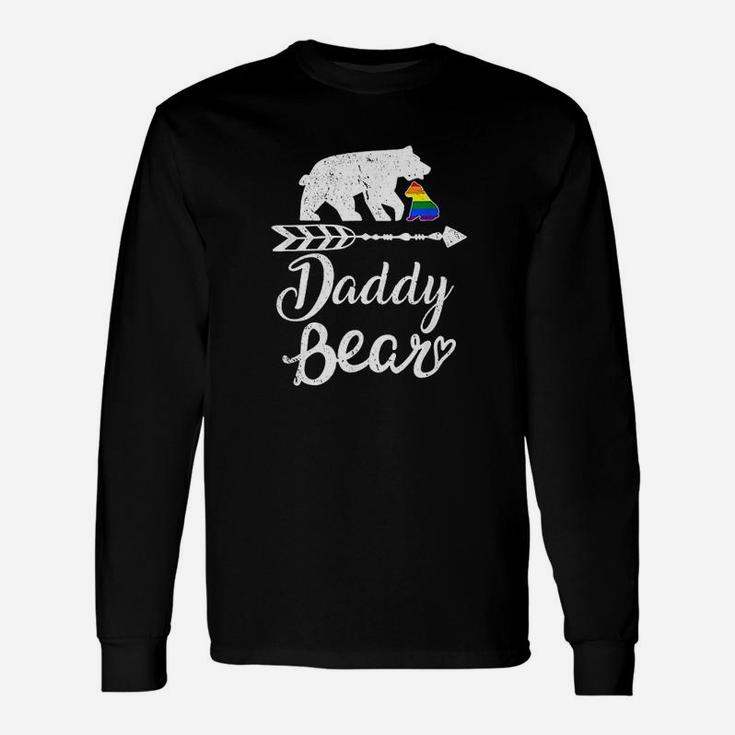 Daddy Bear Lgbt Rainbow Pride Gay Lesbian Long Sleeve T-Shirt
