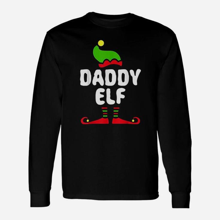Daddy Elf Matching Christmas Long Sleeve T-Shirt