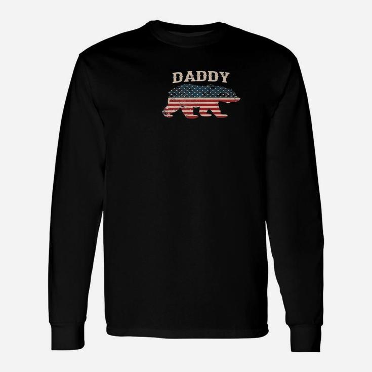 Daddy Flag Bear Long Sleeve T-Shirt