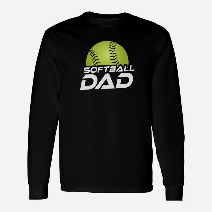 Daddy Life Shirts Softball Dad S Sports Father Men Long Sleeve T-Shirt