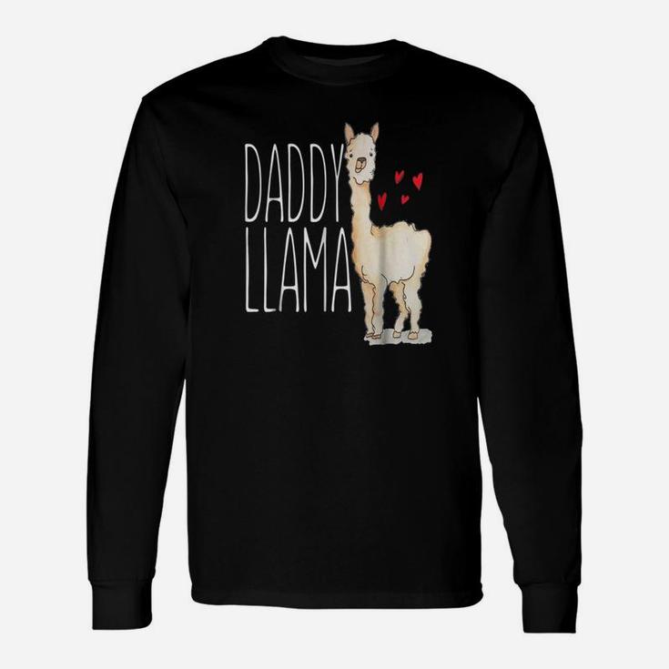 Daddy Llama, dad birthday gifts Long Sleeve T-Shirt