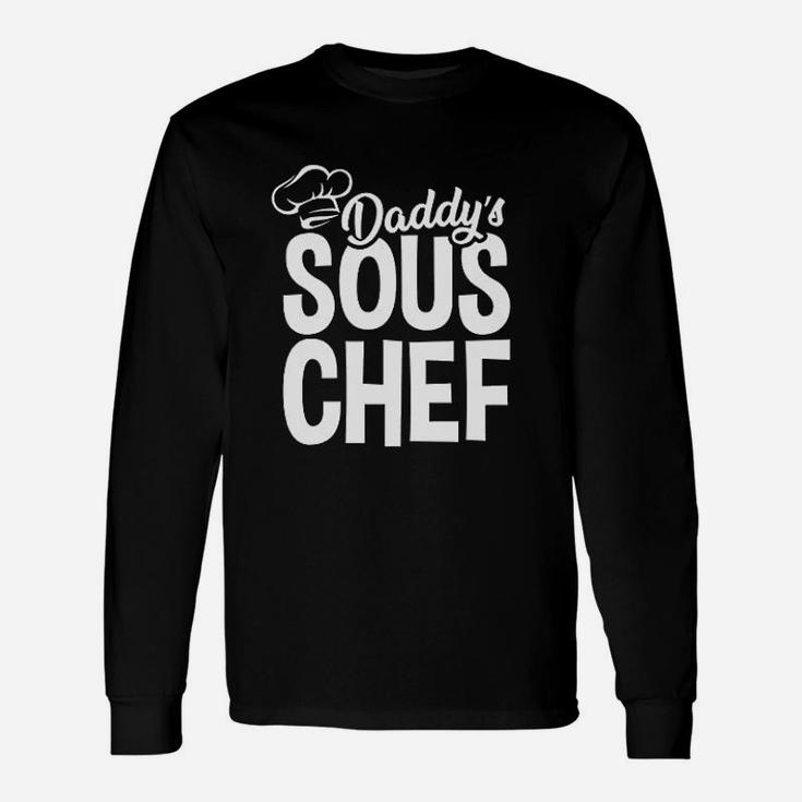 Daddys Sous Chef Assistant Cook Baby Bodysuit Long Sleeve T-Shirt