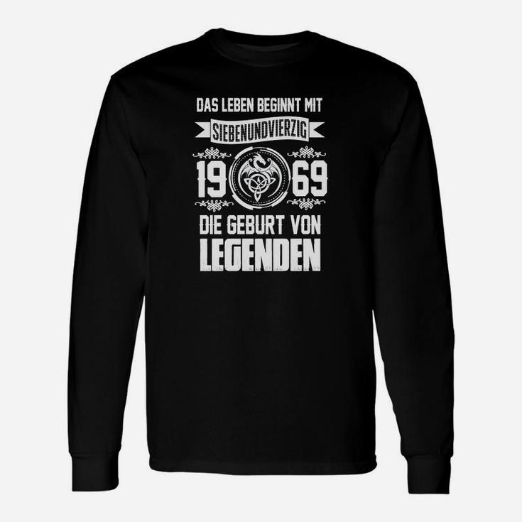 Das Leuben Beginnt Mit 1969 Langarmshirts