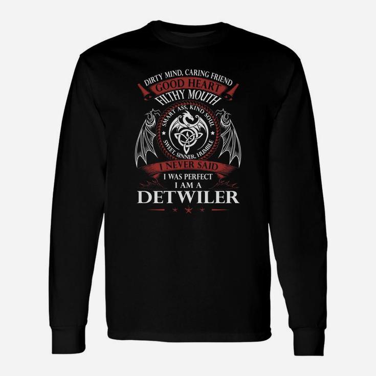 Detwiler Good Heart Name Shirts Long Sleeve T-Shirt