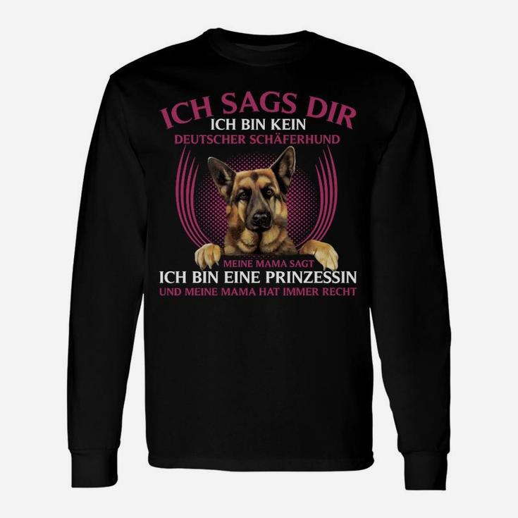 Deutscher Schäferhund Prinzessin Langarmshirts