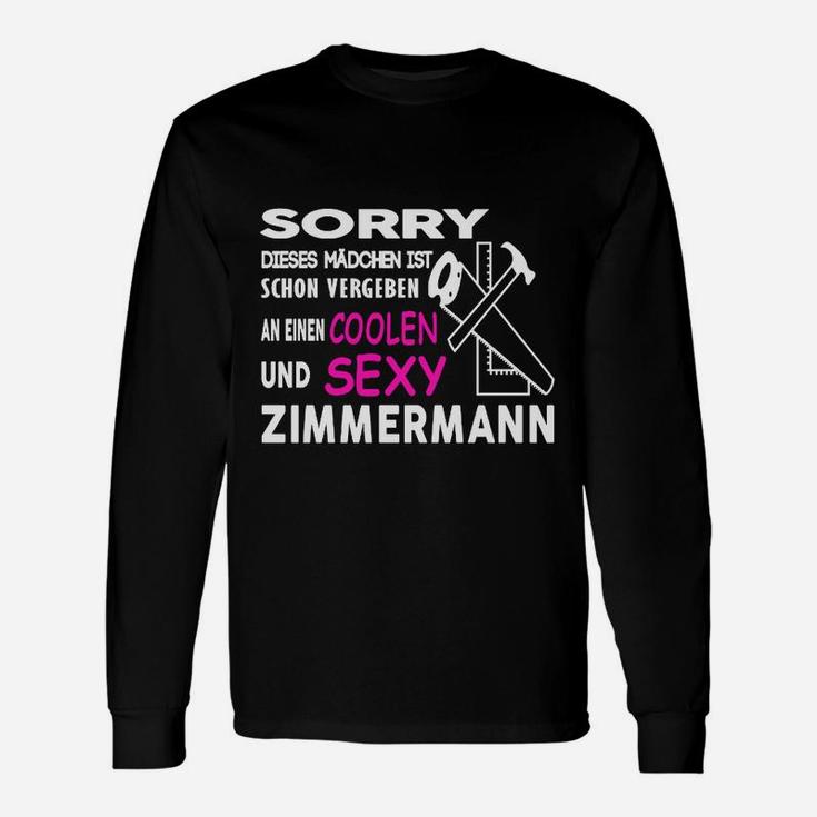 Dieses Mädchen Liebt Ihren Zimmermann Langarmshirts